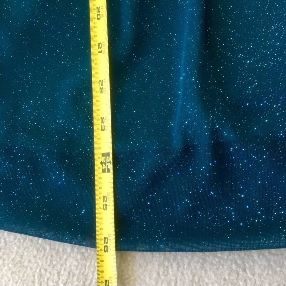 Jump Apparel Peacock Blue Strapless Mini Dress - Picture 6 of 8